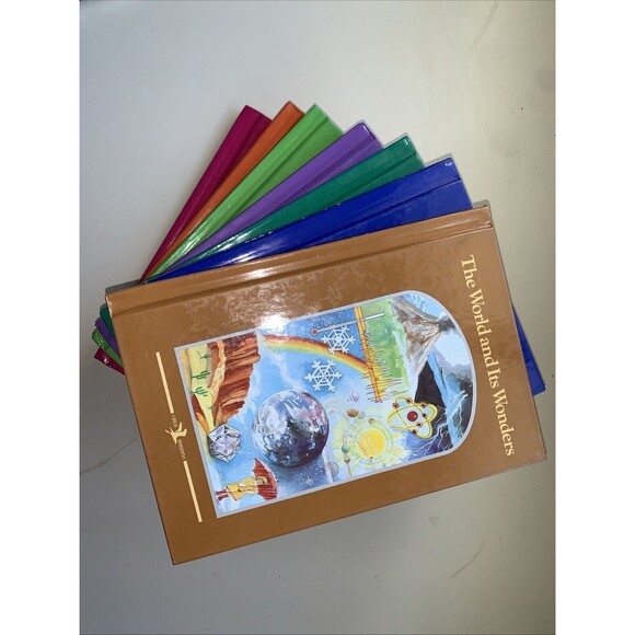 1996 Child Horizons 7 Books Lot Vintage Hardcover Home Schooling Educational - Picture 3 of 11